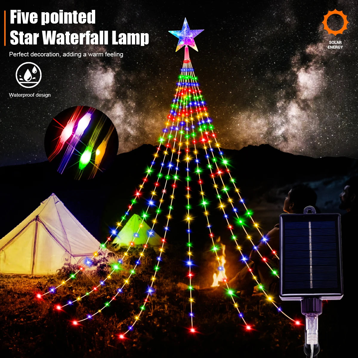 CloudTherm StarFall Tree Lights