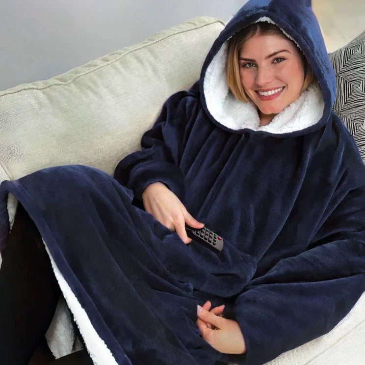 CloudTherm LuxeHood Blanket Robe