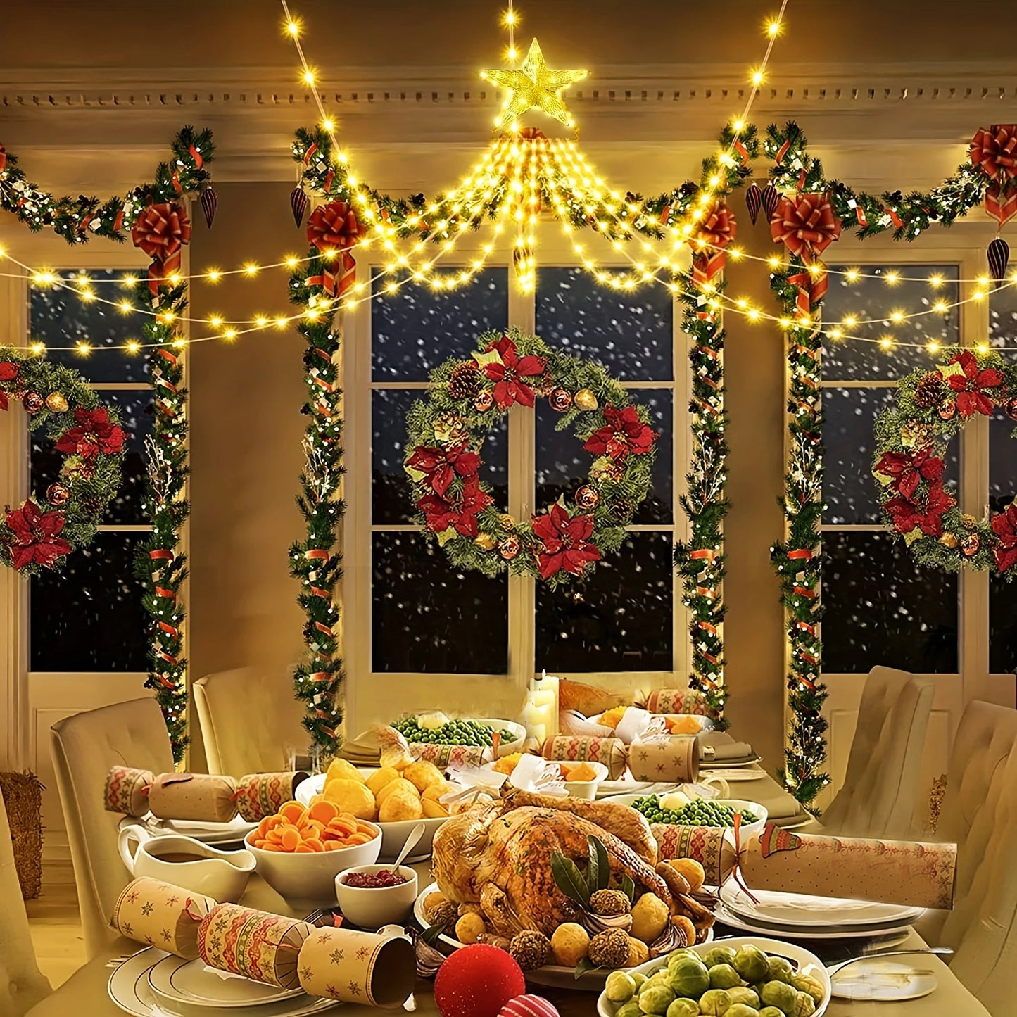 CloudTherm StarFall Tree Lights