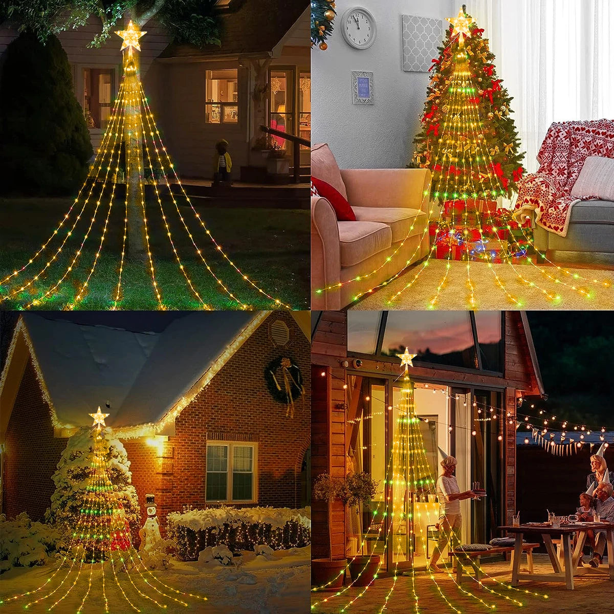 CloudTherm StarFall Tree Lights