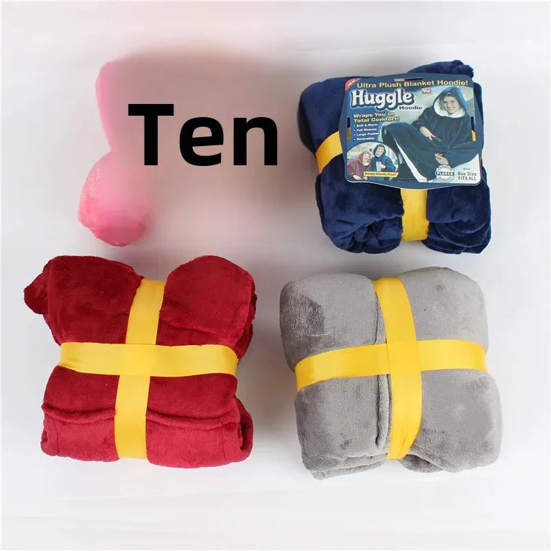 CloudTherm LuxeHood Blanket Robe